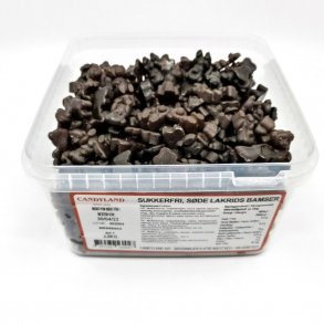 Candy Sde Lakridsbamser Sukkerfri 2 kg