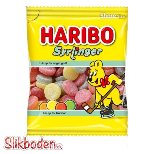 Haribo Syrlinger 120 g 1 stk.
