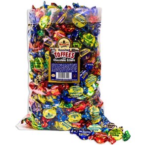 Walkers Ass. Toffees & Chokolade karameller - 2,5 kg 275 stk.