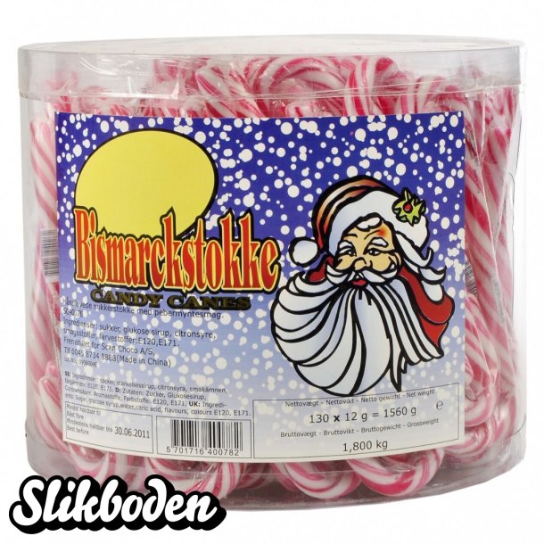 Bismarck Stokke mini i d�se 120 x 7 g. 