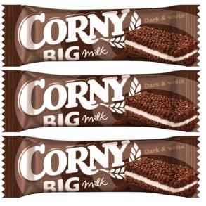Corny Milchsandwich Dark&White 24x40g 