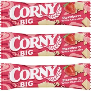 Corny Big Strawberry White Choco 24 x 40 g