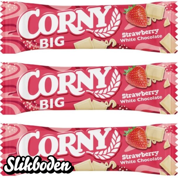Corny Big Strawberry White Choco 24 x 40 g
