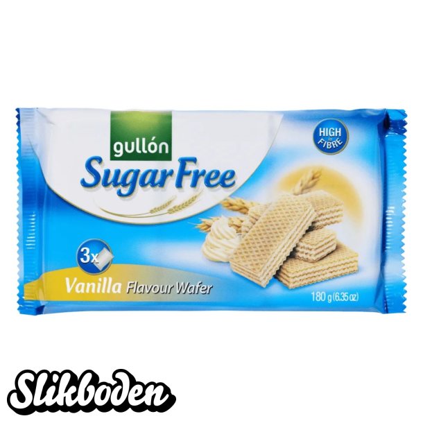 Gullon Sukkerfri Vanilje Vafler 1 x 180 g