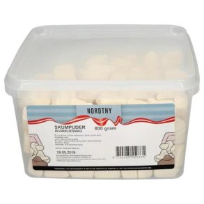 Nordthy Skumpuder Vanilje 800 g ca. 130 stk.