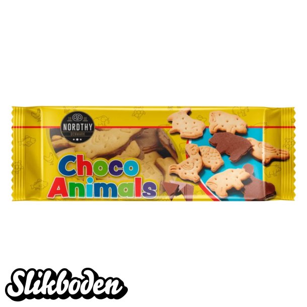 Choco Animals kiks med kakaobund 1 x 105 g