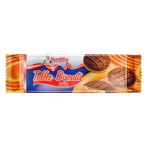 Toffee Biscuits, med chokolade og karamelfyld 1 x 133 g