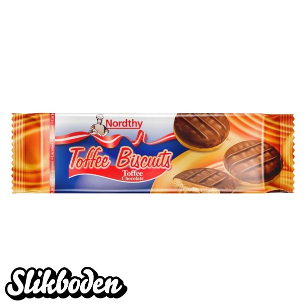 Toffee Biscuits, med chokolade og karamelfyld 1 x 133 g