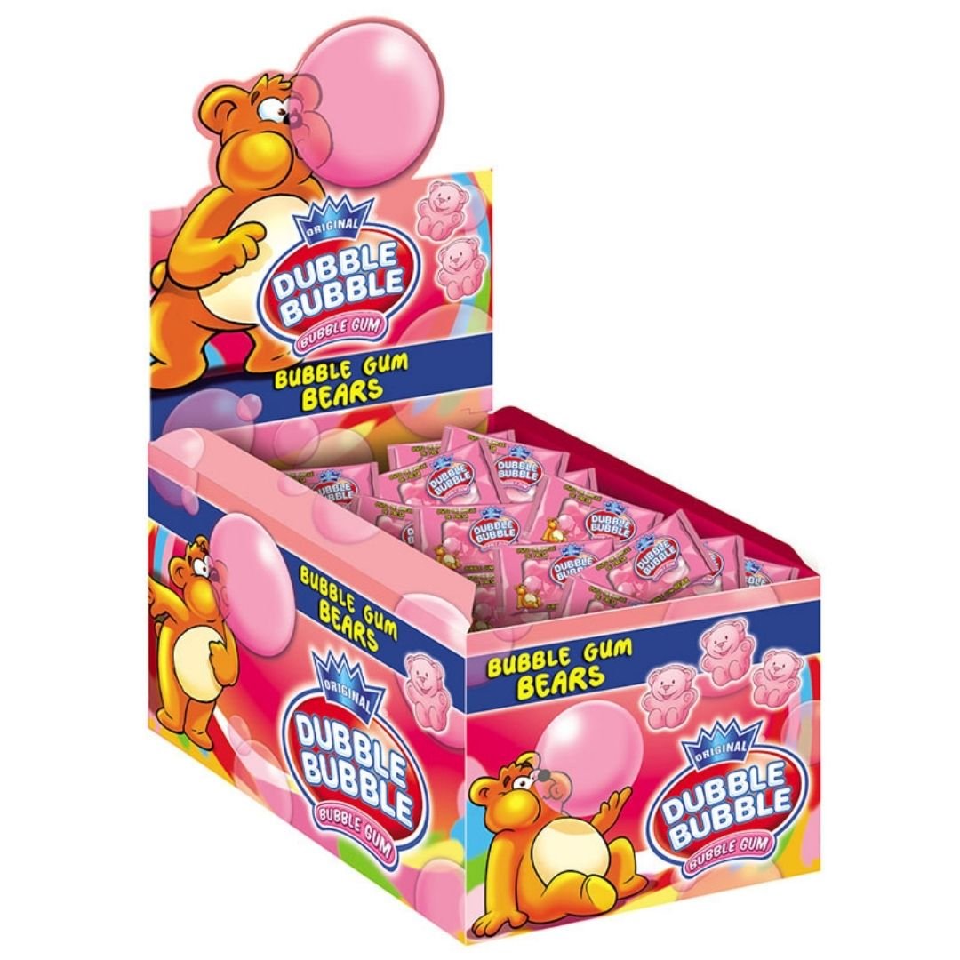 albue Myre Sprængstoffer Bubble Gum Bears 150 x 4,5g - BØRNESLIK - Slikboden ApS