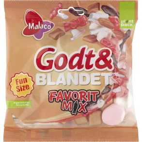 Malaco Godt & blandet Favorit Mix 1 x 115 g