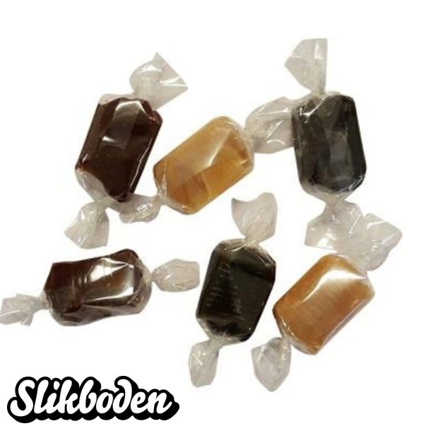Fl�dekarameller Luksus mix (indpakkede) - ca 130 stk. 1 kg