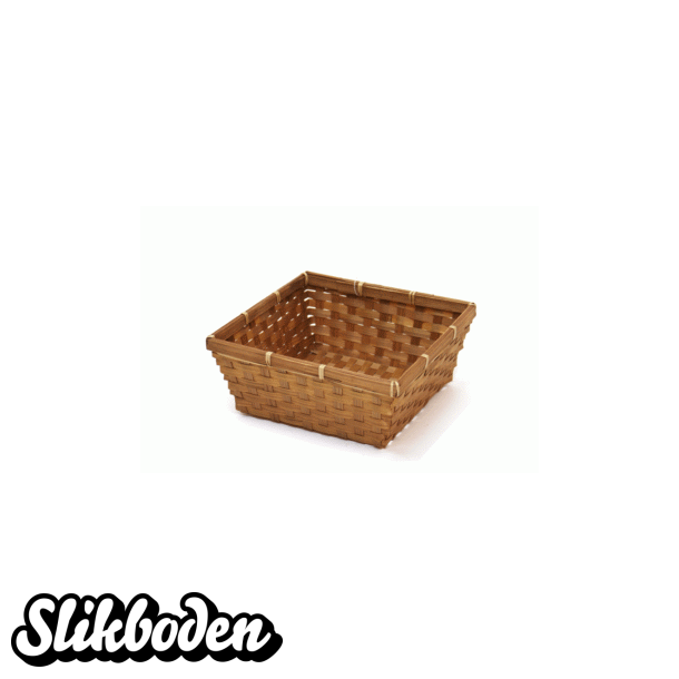 Tom Gavekurv ( 25 x 25x 10 cm)Brun