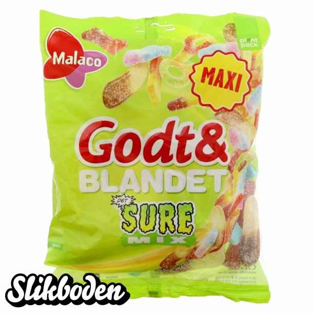 Malaco Godt & blandet sur mix 1 x 115 g