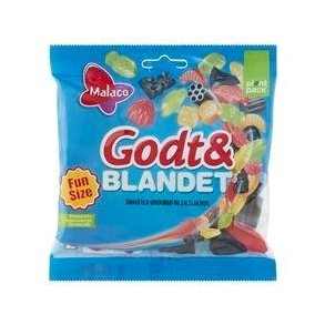 Malaco Godt & blandet Original 1 x 120 g