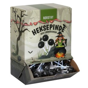 HeksePinde med lakridssmag ca. 90 stk. 900 g
