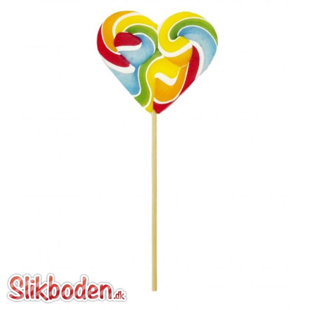Hjerte slikkepinde med frugtsmag 24 x 36 g