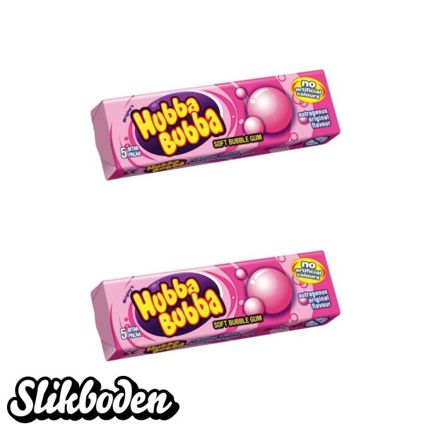 Hubba Bubba Outrageous Original Gum 5 stk. 20 pk.