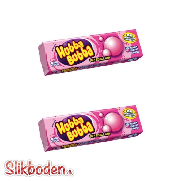 Hubba Bubba Outrageous Original Gum 5 stk. 20 pk.