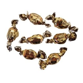 Miniature bolcher/ kaffesmag - 250 stk.