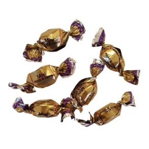 Miniature bolcher/ m�lk-fl�desmag -  ca. 250 stk. 500 g