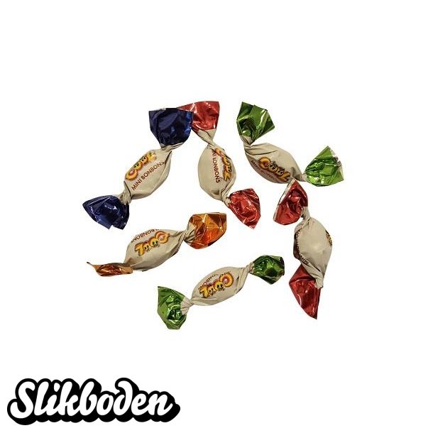 Miniature indpakkede bolcher - 1 kilo, ca 500 stk.