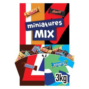 Miniatures mix 3 kg ca. 296 stk.