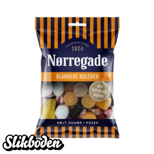 N�rregade Blandede Bolcher 1 x 100 g