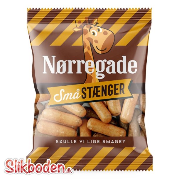 Nørregade Små Stænger miniposer 100 x g - Miniposer - Slikboden ApS