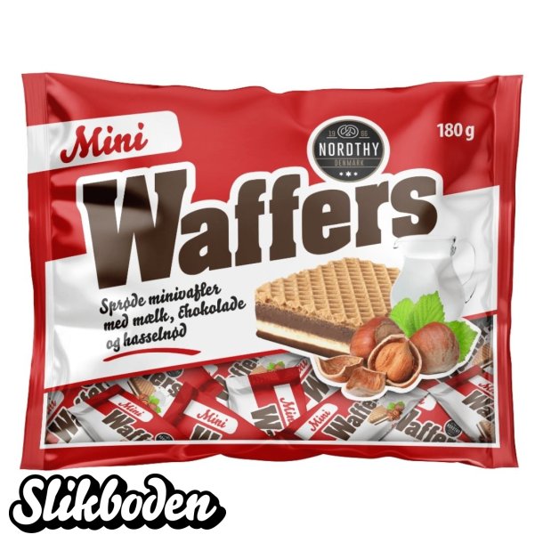 Nordthy Mini Waffers 1 x 150 g ca. 15 stk.