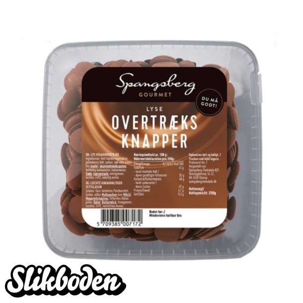 Spangsberg Lyse Overtr�ksknapper 1 x 200 g