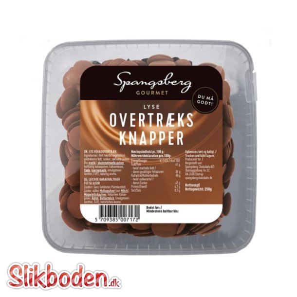 Spangsberg Lyse Overtrksknapper 1 x 200 g
