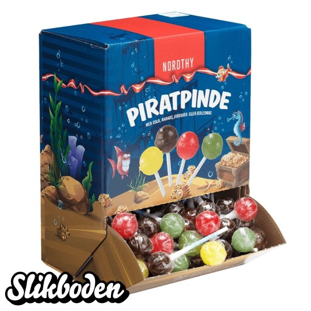 Nordthy Piratpinde ca. 90 stk. 900 g