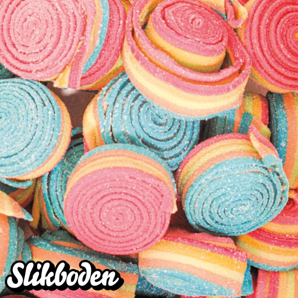 Regnbue Ruller 3 kg. ca. 78 stk.