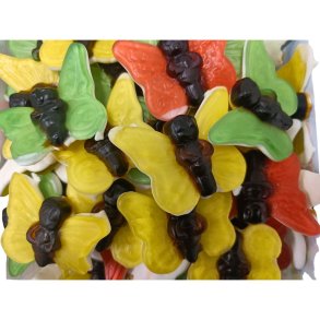 Haribo sommerfugle 1.87  kg ca. 110 stk.