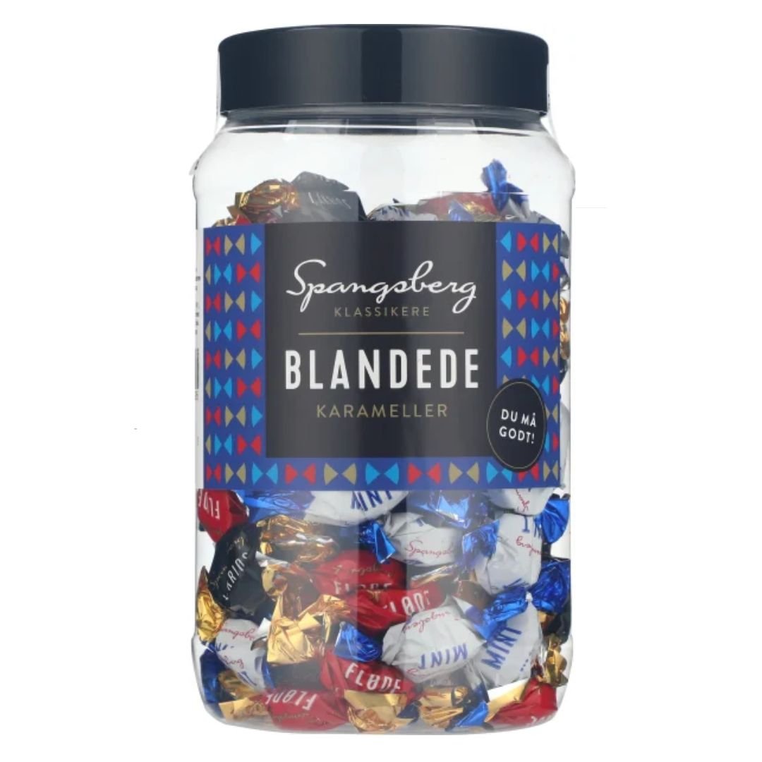 Spangsberg Blandede Karameller 1 x 600 g - Diverse chokolade ...