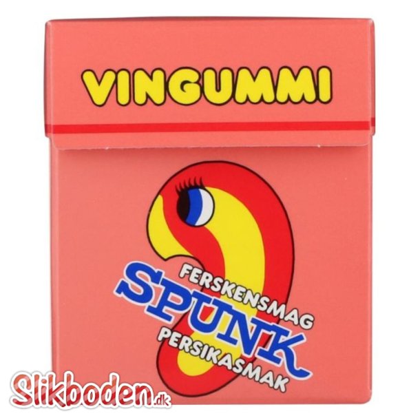 Spunk Vingummi Fersken 24 x 23 g