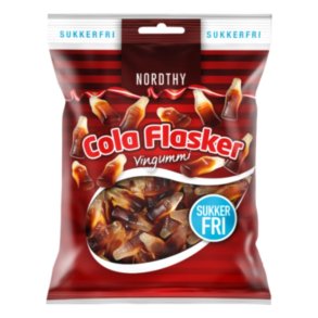 Nordthy Sukkerfri colaflasker 1 x 80 g