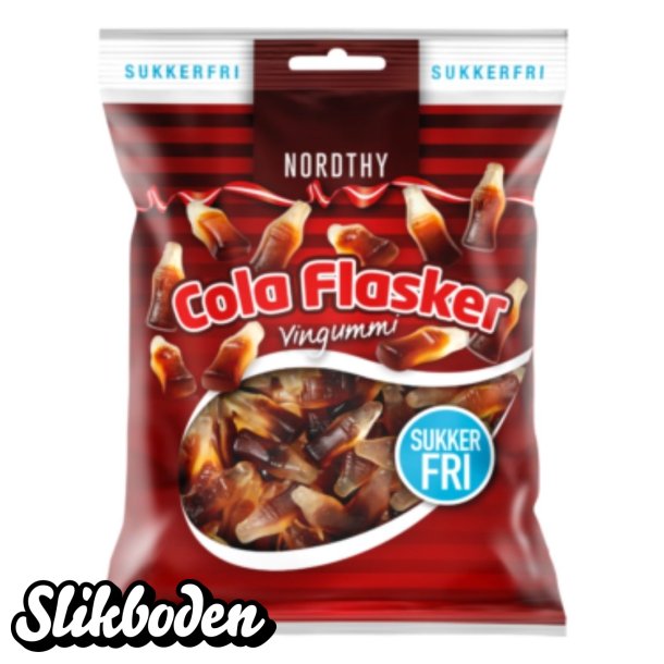 Nordthy Sukkerfri colaflasker 1 x 80 g