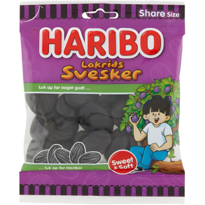 Haribo Lakrids Svesker 1 x 120 g