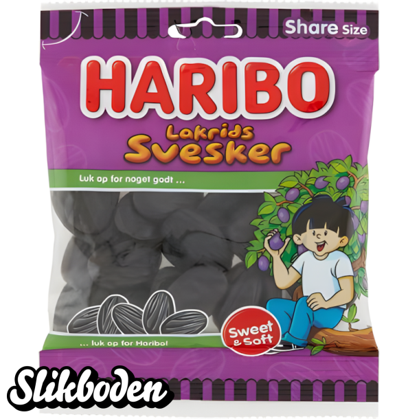 Haribo Lakrids Svesker 1 x 120 g