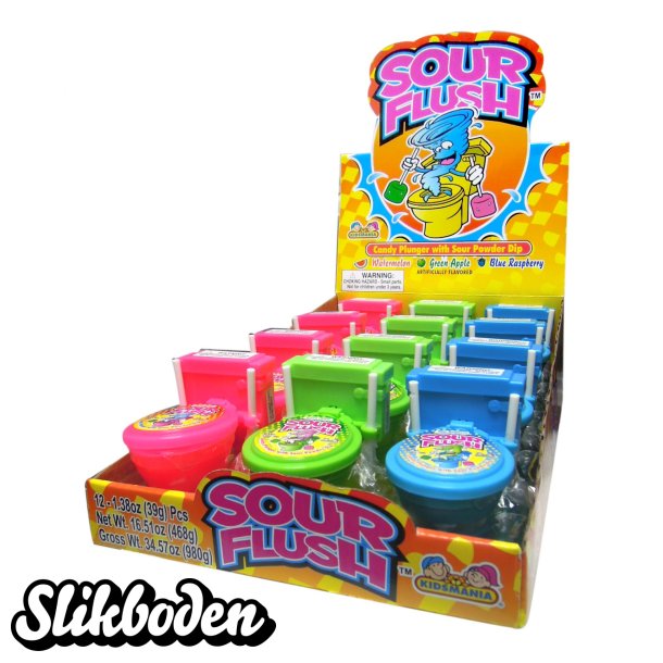 Sour Flush Candy 12 x 39 g