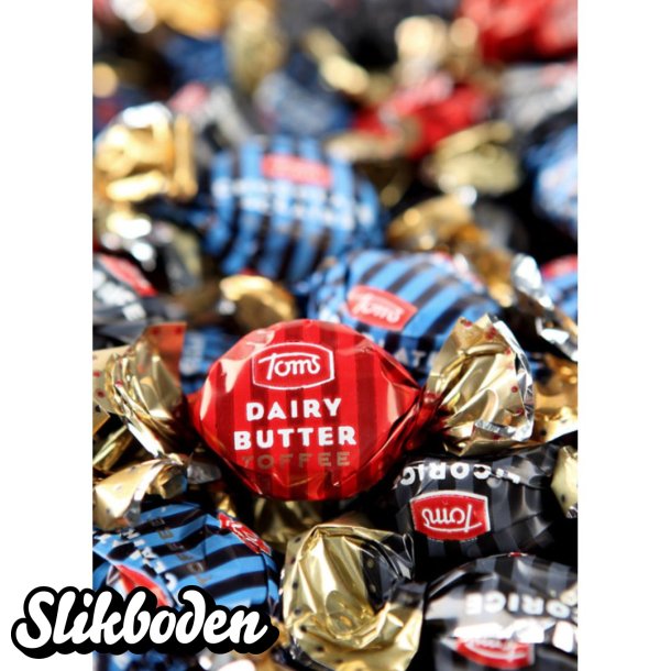 Toms Assorted Toffee 1 kilo - ca. 120 stk.