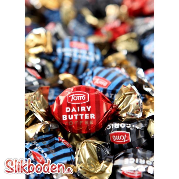 Toms Assorted Toffee 1 kilo - ca. 120 stk.