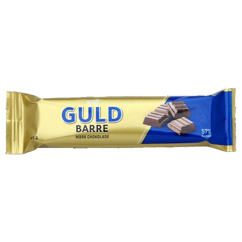 Toms Guld Barre Mørk Chokolade - her