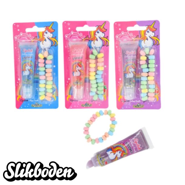 Unicorn Lipgloss & Bracelet Set 18 x 31 g