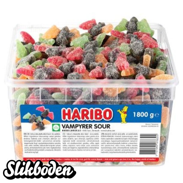 Haribo Vampyrer Sour 1.8 kg